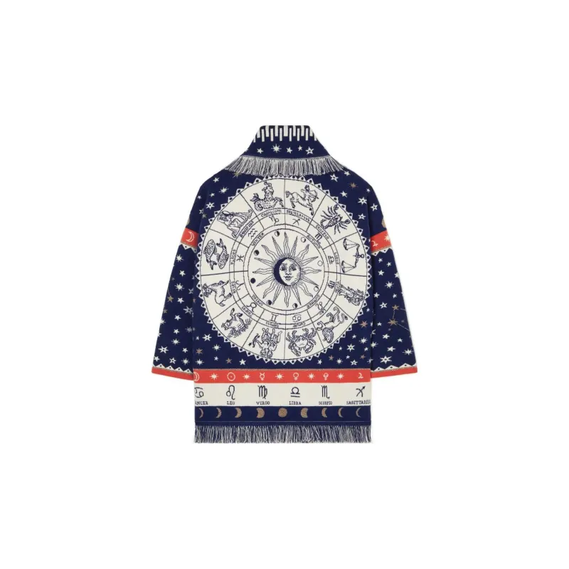 Alanui Astrology Wheel Jacquard Cardigan-2