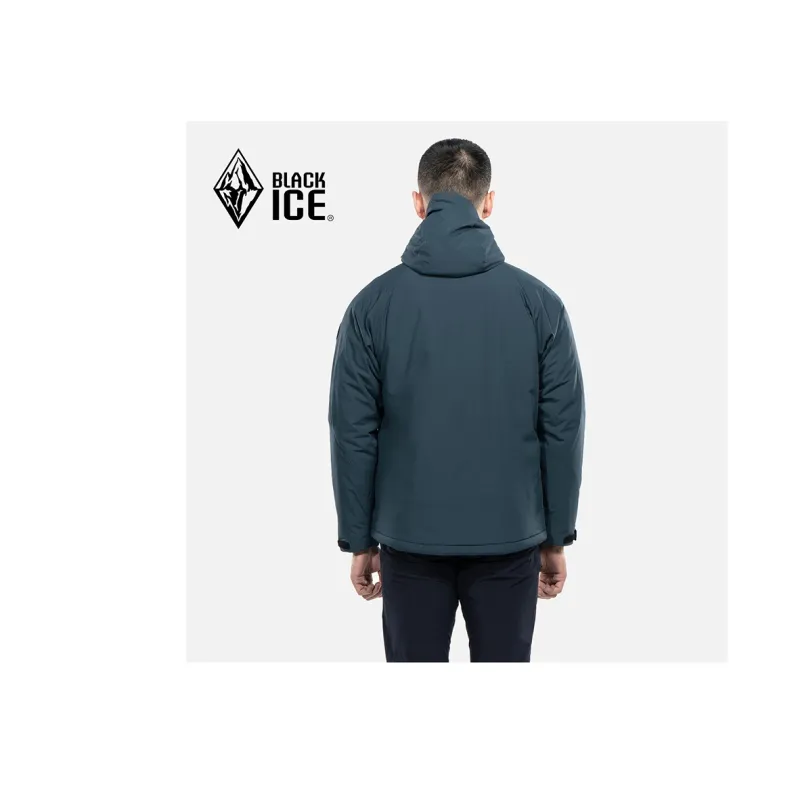 Black Ice Puffer Jackets Men-5