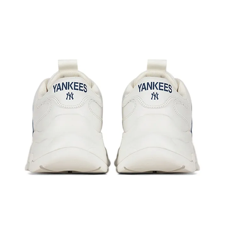 MLB Big Ball Chunky 3D New York Yankees Low Top Chunky Sneakers Unisex White-4