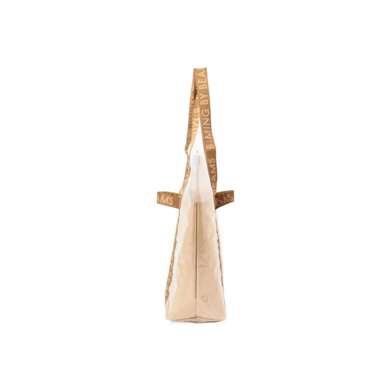 Beams Polyethylene One Shoulder Handbag Men's Light Umber-1