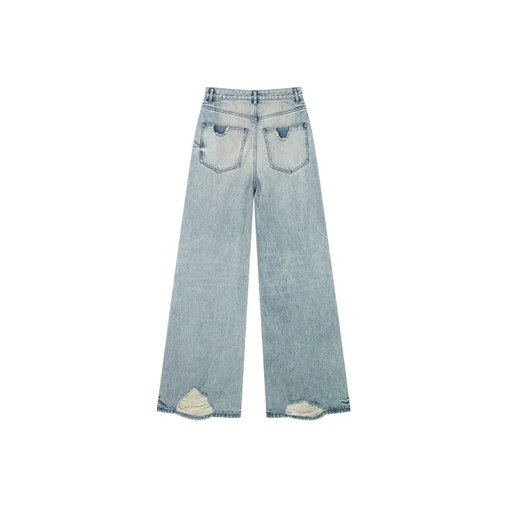 UOOYAA Jeans Women's Denim Blue-1