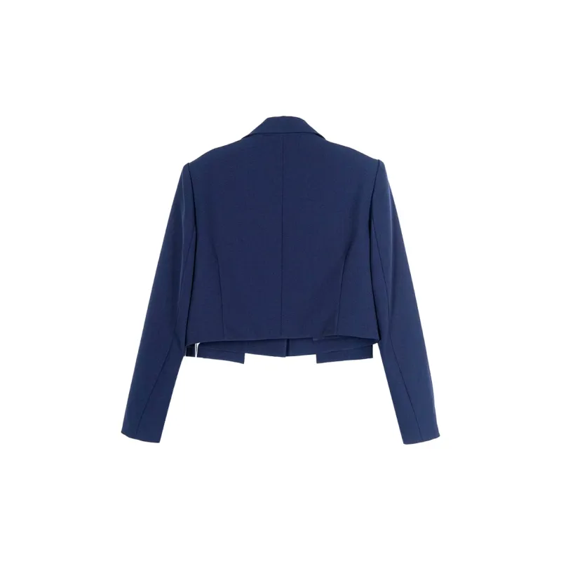 MISSSHINE Business Suits Women's Navy Blue-1