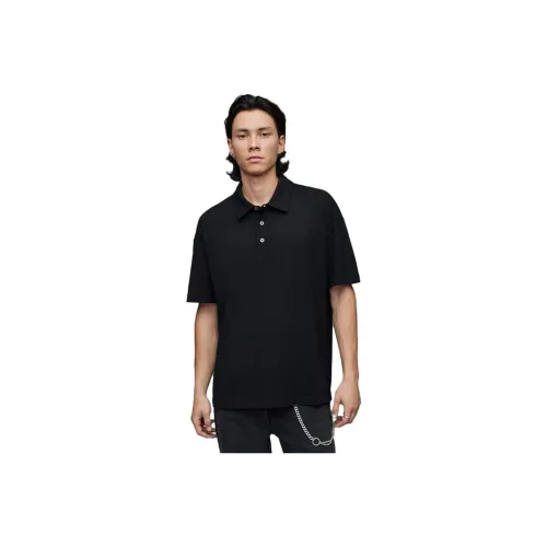 ALLSAINTS Polo Shirts Men Raven Black