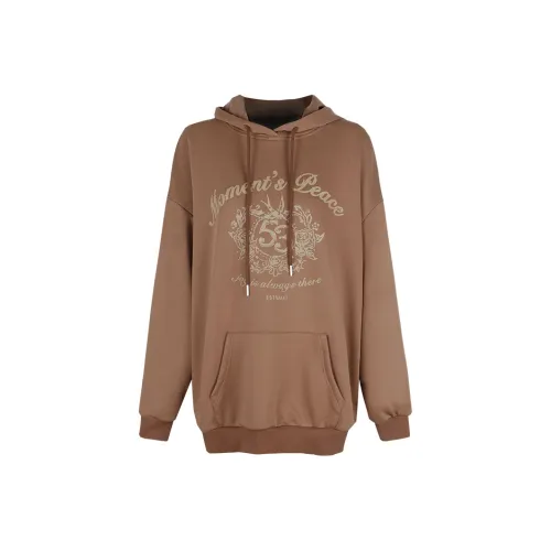 BSEVENI Sweatshirts Women's Coffee