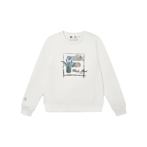 FILA Sweatshirts Women's Porcelain White