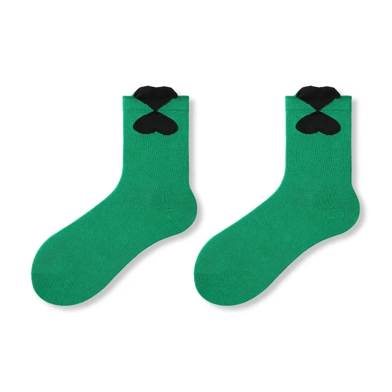Primeet Mid Calf Socks Spring Summer Women's 5 Pack-7