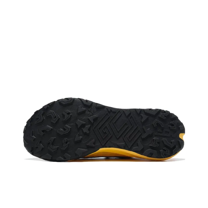 LiNing Cushioning Slip Resistant And Abrasion Resistant Low Top Casual Trail Running Shoes Women's Yellow-2