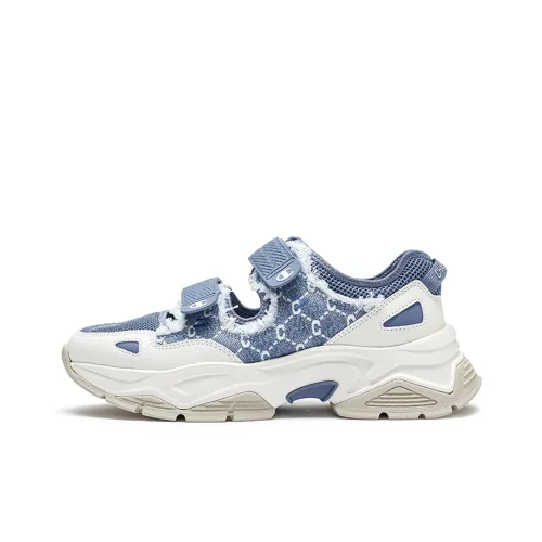Champion Low-Top Beach Sandals Women's Maquillton Blue/Cream White