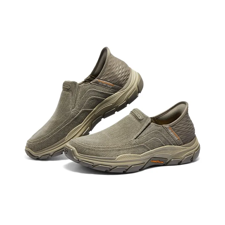 Skechers Slip Ins Casual Shoes Men's Taupe-3