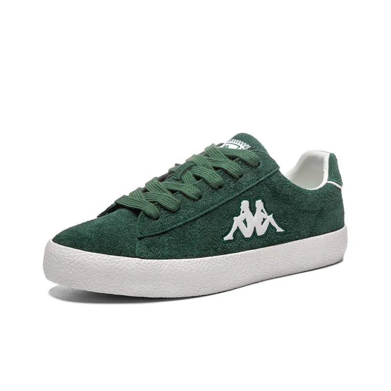 Kappa Anti Slip Wear Resistant Low Top Skateboard Shoes Unisex Copper Green-2