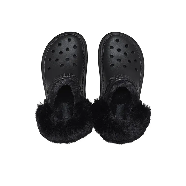 Crocs Stomp Lined Clogs 'Black' Women's-3