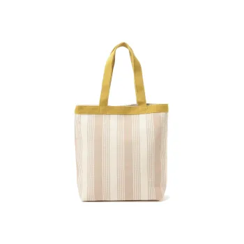 Beams Canvas Canvas Bag Tote Bag Shopping Bag Handbag Shoulder Bag Regular Women's Beige