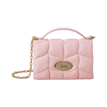 Mulberry Nappa Leather Shoulder Bag, Crossbody Bag, Handbag Regular Women's Pink