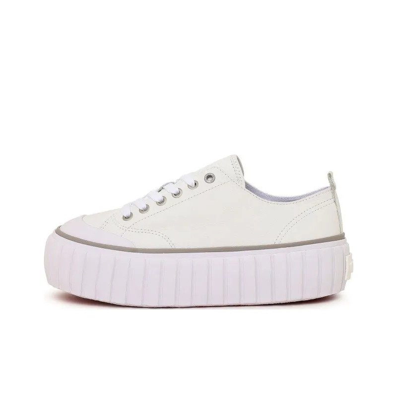 DIESEL S-Hanami Low-Top Skateboard Shoes Women's White-0