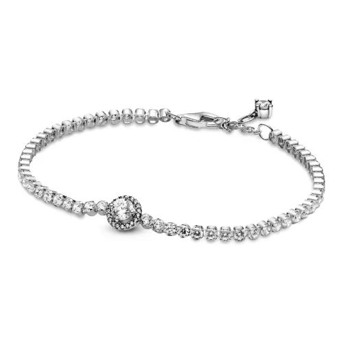 Pandora Women's Gemstone Embellished Bracelet Silver