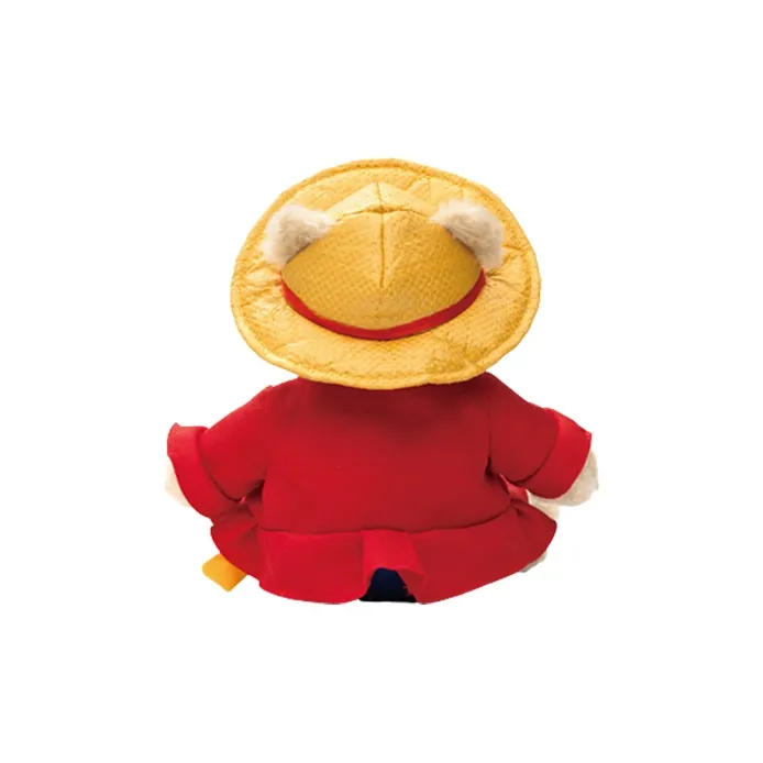 BANDAI One Piece Monkey D. Luffy 711 Limited Luffy Bear 5th Setting Dolls Plush Doll 19cm Height-2