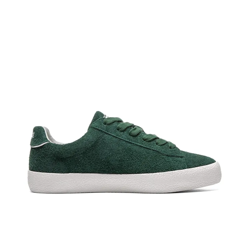 Kappa Anti Slip Wear Resistant Low Top Skateboard Shoes Unisex Copper Green-1