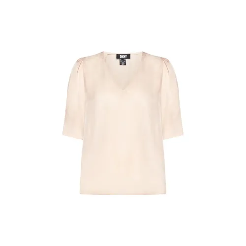 DKNY T-Shirts Women's Gold Sand