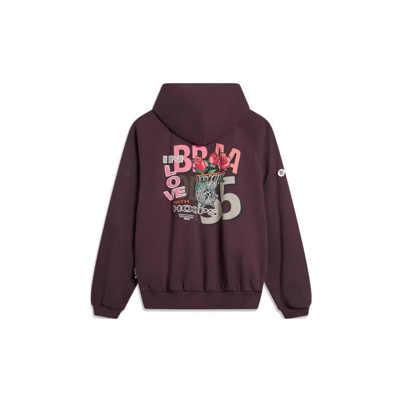 LiNing Sweatshirt Unisex Deep Matte Red-1