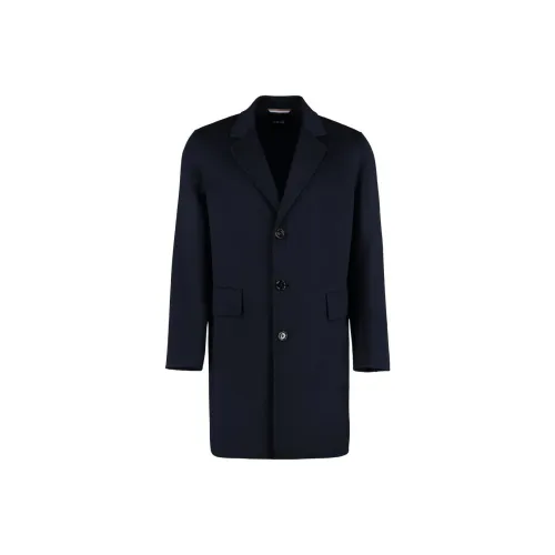 HUGO BOSS Coats Men Blue