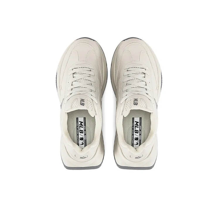 MLB Chunky Runner Basic Low Top Chunky Sneakers Unisex Beige-3