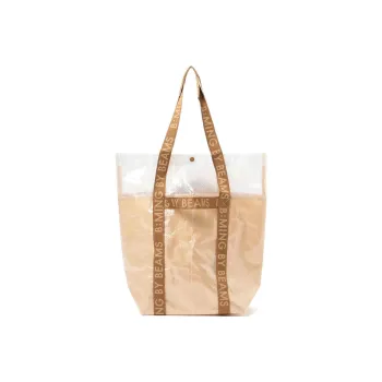 Beams Polyethylene One Shoulder Handbags Men's Light Umber