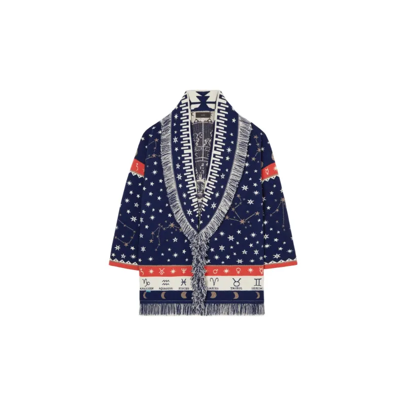 Alanui Astrology Wheel Jacquard Cardigan-1