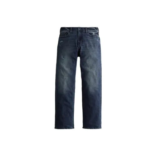 Hollister Jeans Men Dark Color Washable