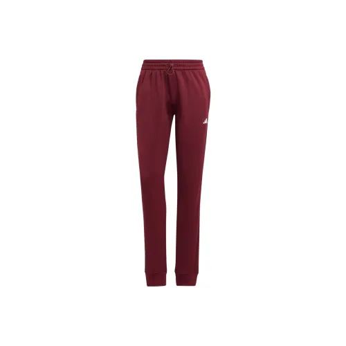 Adidas AEROREADY Knitted Sweatpants Women's Contour Red