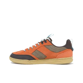 FILA Melvis Pro Anti Slip Wear Resistant Low Top Casual Shoes Unisex Orange Brown Korean Style