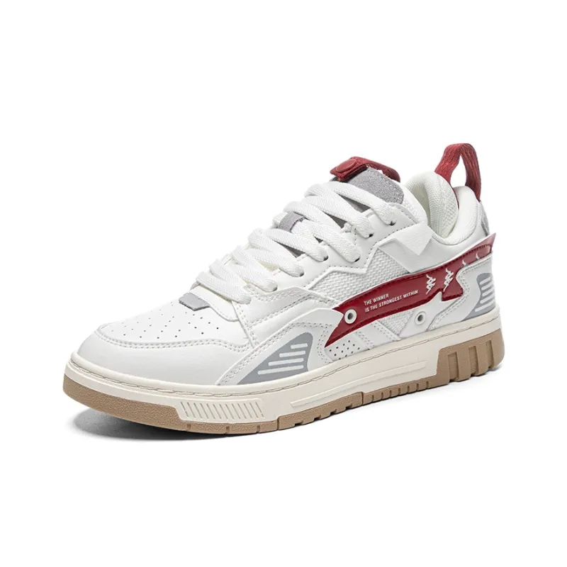Kappa Low Top Skateboard Shoes Unisex Burgundy-2