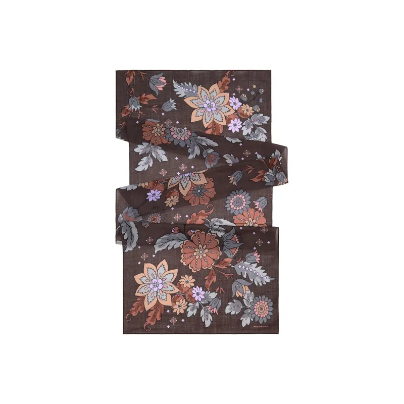 MARJAKURKI Scarf Warm Embers Greeting Card Atmosphere Red Zodiac Year Unisex-3