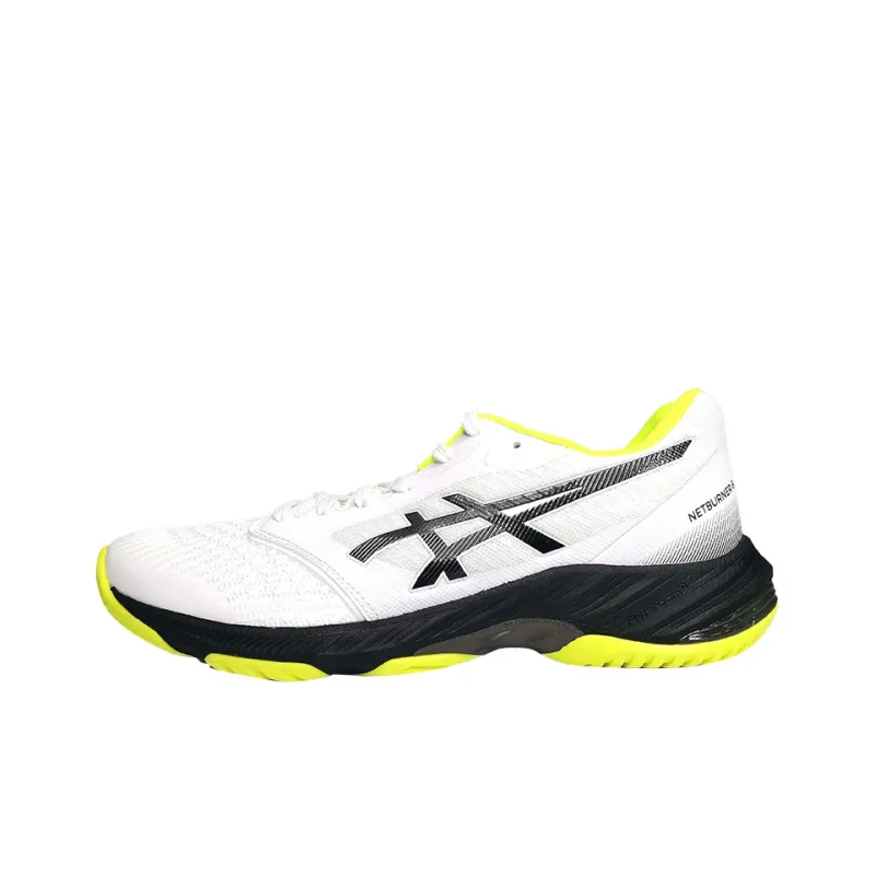 Asics Netburner Ballistic FF 3 Low Top Training Shoes Men's White Gray-0