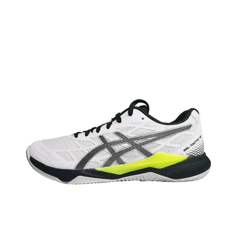Asics Gel Tactic 12 Abrasion Resistant Low Top Training Shoes Men's White-0