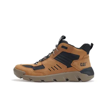CAT Crail Sport Slip Resistant Mid Top Outdoor Shoes Men's Brown