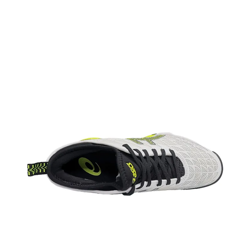Asics Blast FF 3 Wear Resistant Low Top Badminton Shoes Men's White-2