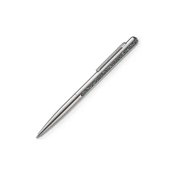 Swarovski Crystal Shimmer Collection, Faux Crystal Chrome Plated Ballpoint Pens Silver