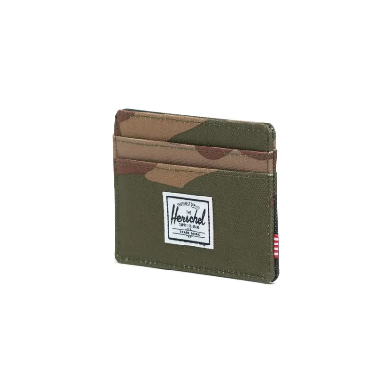 Herschel Polyester Card Holder Wallet Men's Green-1