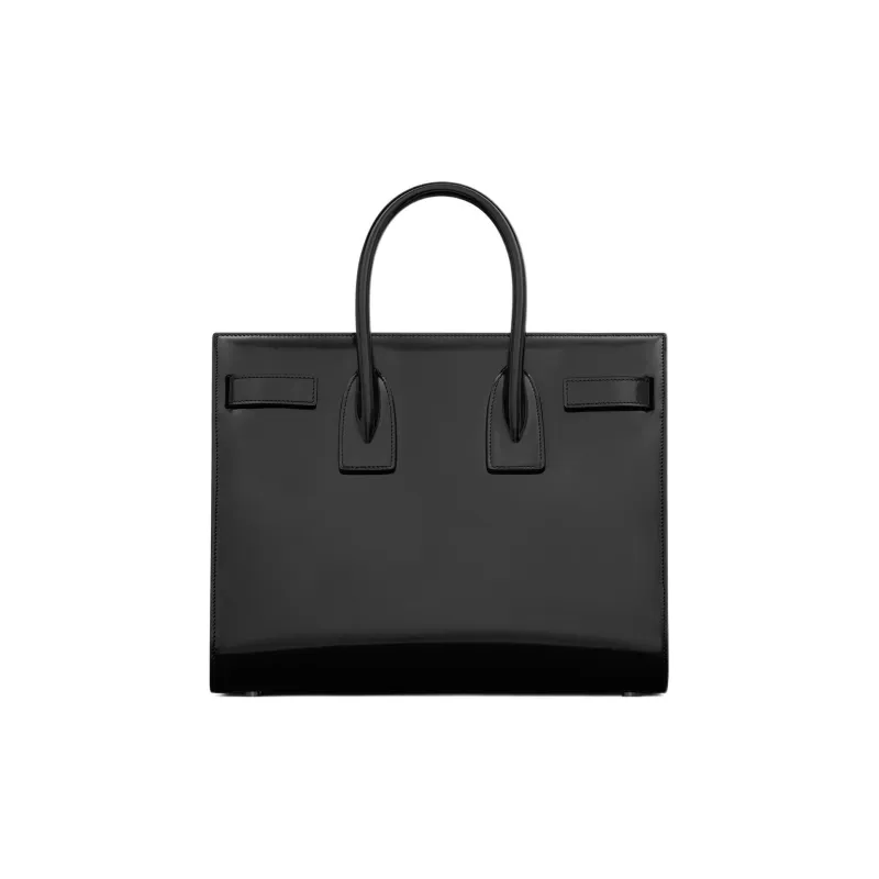 SAINT LAURENT SAC DE JOUR Cow Leather Tote Bag, Shopping Bag, Handbag Trumpets Women's Black-3