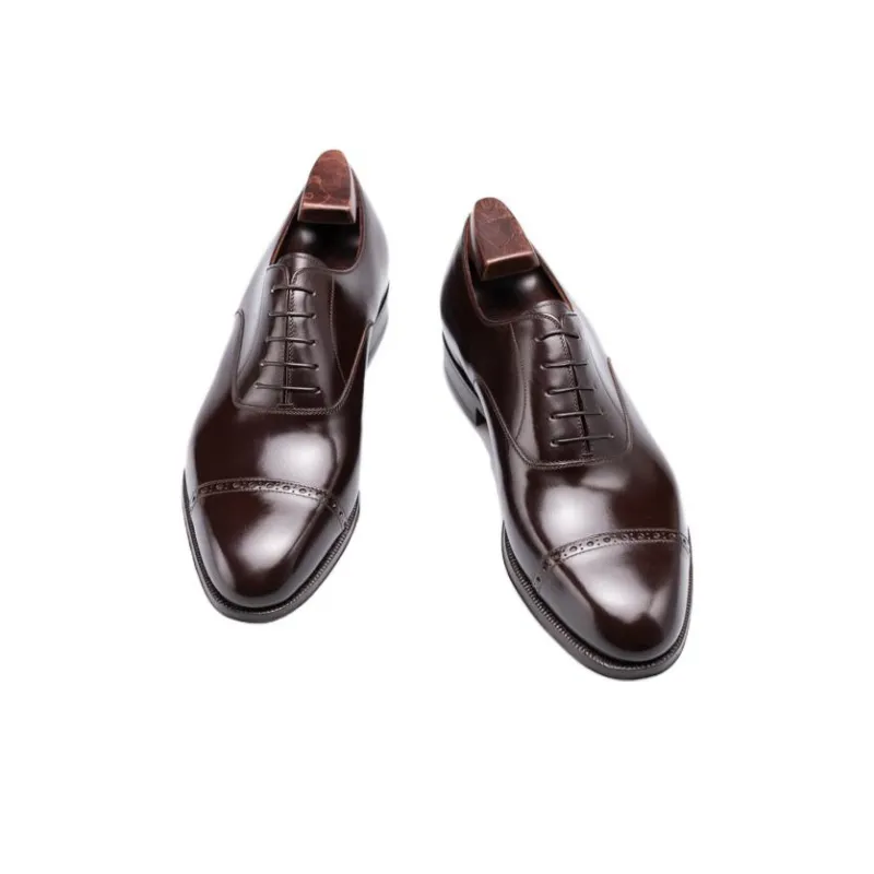 Enzo Bonafe Dress Shoes Men's Dark Brown-1