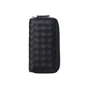 Hush Puppies Cow Leather Key Pouch Trumpets Men's Black
