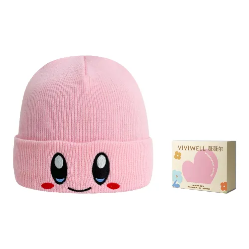 VIVIWELL Beanies Women's Pink