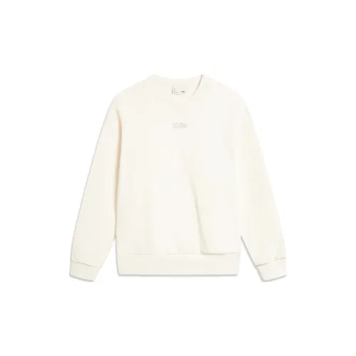 LINING Sports Life Collection Sweatshirts Women's Off White