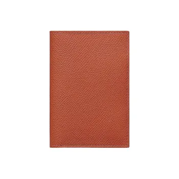 HERMES MC2 Epsom Calfskin Coin Purses Card Holders Women's 36 Brique Brick Red