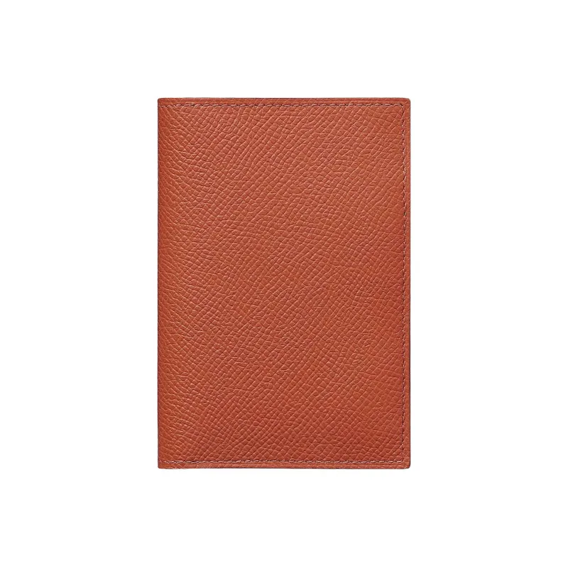 HERMES MC2 Epsom Calfskin Coin Purses Card Holders Women's 36 Brique Brick Red-0