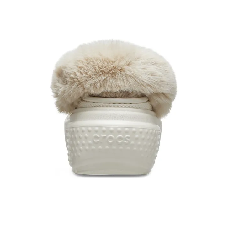 Crocs Stomp Lined Clogs 'White'-4