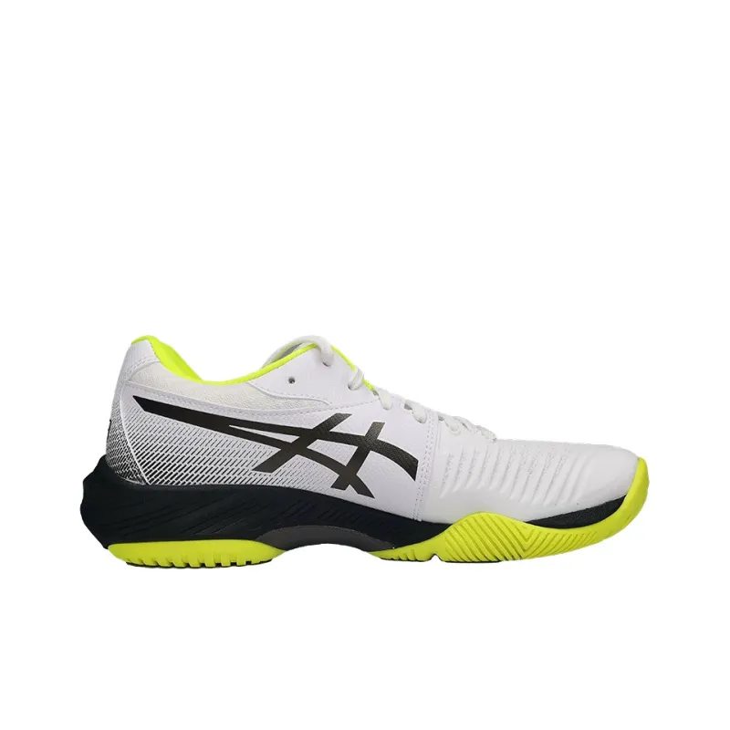 Asics Netburner Ballistic FF 3 Low Top Training Shoes Men's White Gray-1