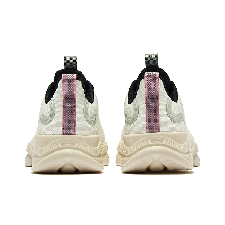 Erke Bullet 1.0 Cushioning Anti-Slip And Wear-Resistant Low-Top Running Shoes Women's Ivory Sea Foam Green-3