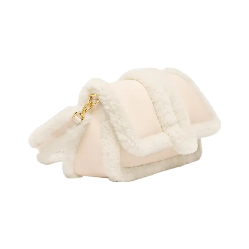 Jacquemus La Bambimou Doux Shearling Shoulder Bag-1
