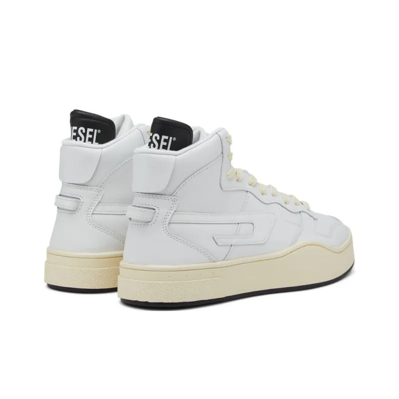 DIESEL S Ukiyo High Top Skateboard Shoes Men's Ecru-3